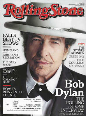 Rolling Stone (Sept '12) - Bob Dylan, Best TV Show, Stones, Ellie Goulding