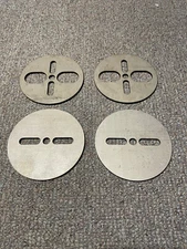 4 Universal Bag Mount Plates Upper/Lower Dual or Single Ports 2500 and 2600 bag