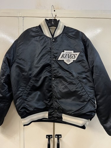 Vintage Starter Satin Style Reversible Jacket Los Angeles Kings NHL Sz L Large - Picture 19 of 20