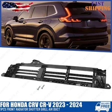 Front Radiator Shutter Grill Air Duct for Honda CRV CR-V 2023 2024 US