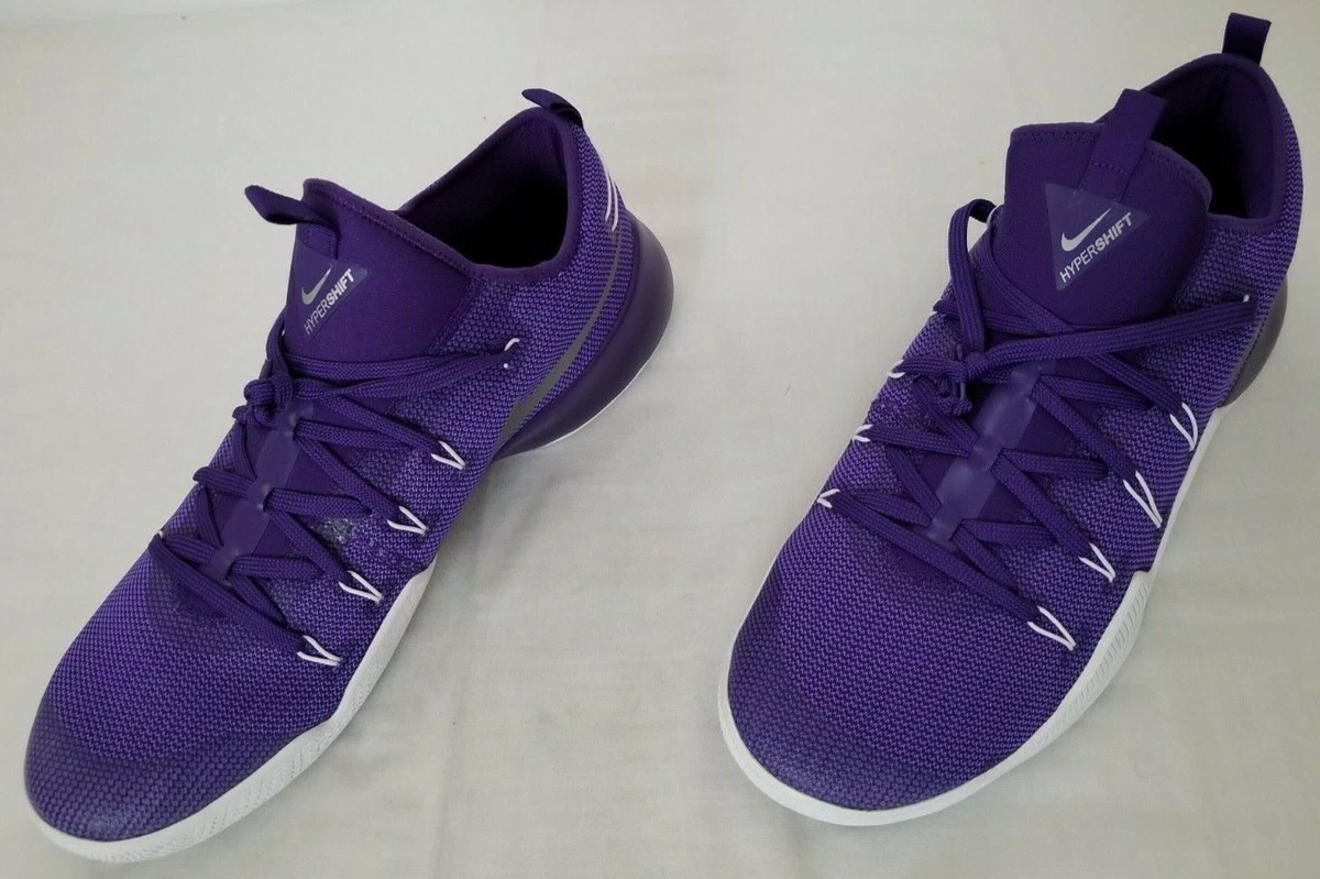Mens purple basketball best sale shoes