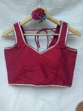 Designer blouse for sarees with Indian classical look and Bollywood touch.