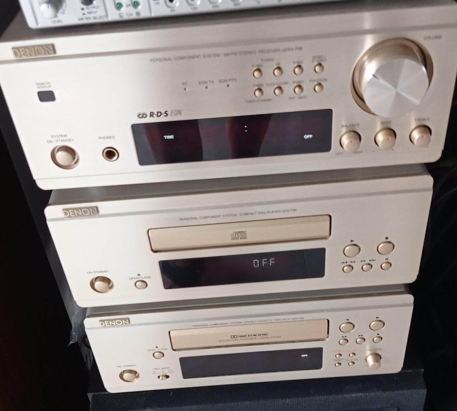 DENON: Sintoamplificatore + Lettore CD + Piastra registrazione orizzontale