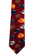 Home Improvement Men's Silk Tim's Work Hats Neck Tie Red 3 3/4" x 55"