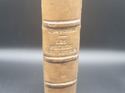 vintage LES PÉCHÉS DES AUTRES Book leon de tinseau 1899