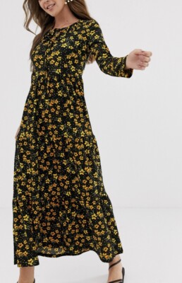 green midi length dress Green Ribbed Midi Dress