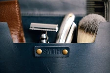 Medium Leather Wall Pocket Organizer