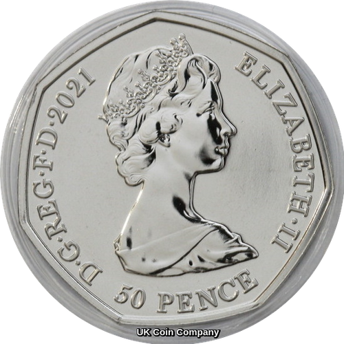 Moneda real como nueva 2021 50 aniversario decimalización brillante sin circular 50 piezas - Imagen 2 de 2