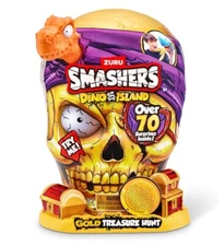 ZURU Smashers Dino Island Gold Treasure Hunt Treasure Hunt Themed Toy Orange