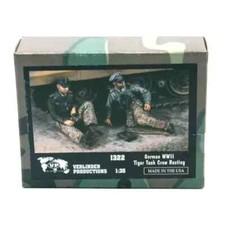 Verlinden - Tiger Crew At Rest - (2 Figures) 1:35 (Art.1322) Modeling Kit