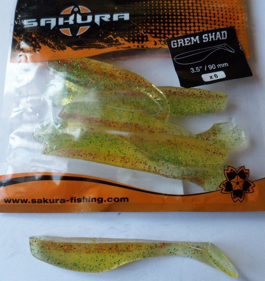 Leurre souple Sakura Belly Shad 10cm Natural Brown Back