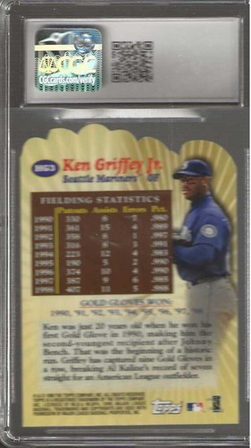 2000 TOPPS #HG3 HANDS OF GOLD KEN GRIFFEY JR CGC RATED 9.5 MINT***REDUCED*** - Picture 2 of 2