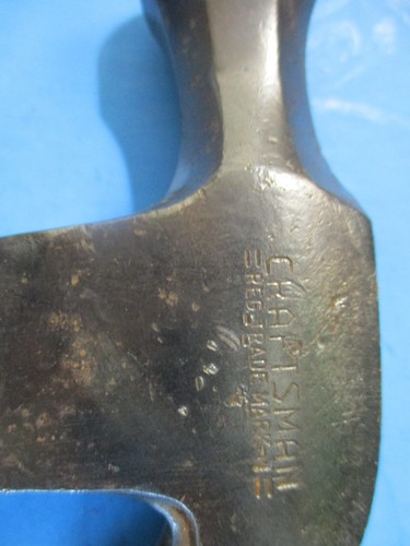 vintage CRAFTSMAN collared handle 22oz curved V notched claw hammer - Picture 3 of 14