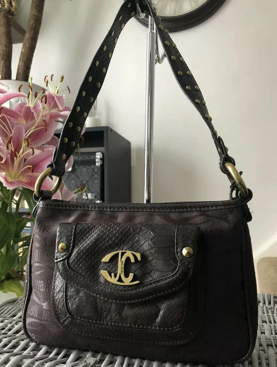 Lovely Genuine Just Cavalli By Roberto Cavalli Logo Shoulder Bag Small