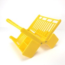 Fisher Price Fun with Food Pretend Play Kitchen Yellow Drying Dish Rack Utensils