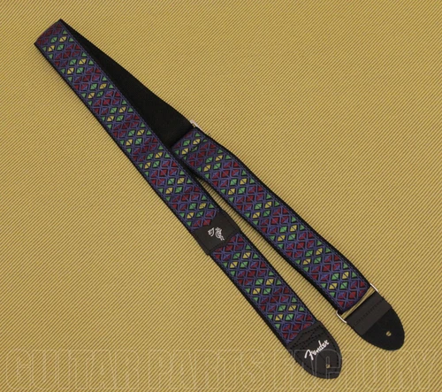 099-0624-001 Genuine Fender Eric Johnson "The Walter" Blue Vintage Guitar Strap