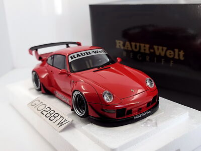 AUTOart 1:18 scale RWB 993 (Porsche 911) Red/Gun Grey wheels