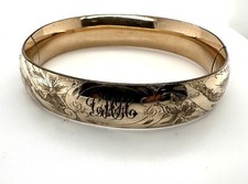 Victorian Gold Filled Bangle Bracelet D C