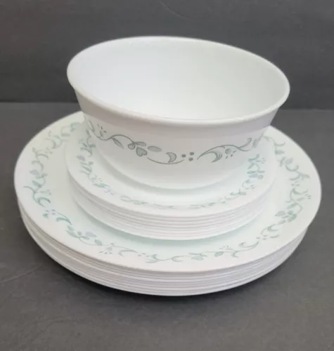 Lot 21 Corelle Country Cottage Plates Bowl Mostly UNUSED