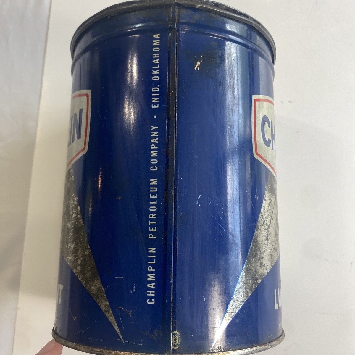Vintage 1960's CHAMPLIN 5lb Lithium Grease Lubricant 5 | eBay