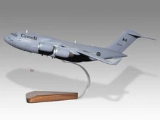 Boeing C17 Globemaster III Canada Royal Canadian Air Force Desk Wood Small 1/144