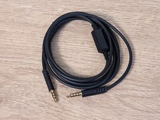 3.5mm audio cable for Astro A40 A30 A10/Gen 2 headset mute switch TRRRS TRRS