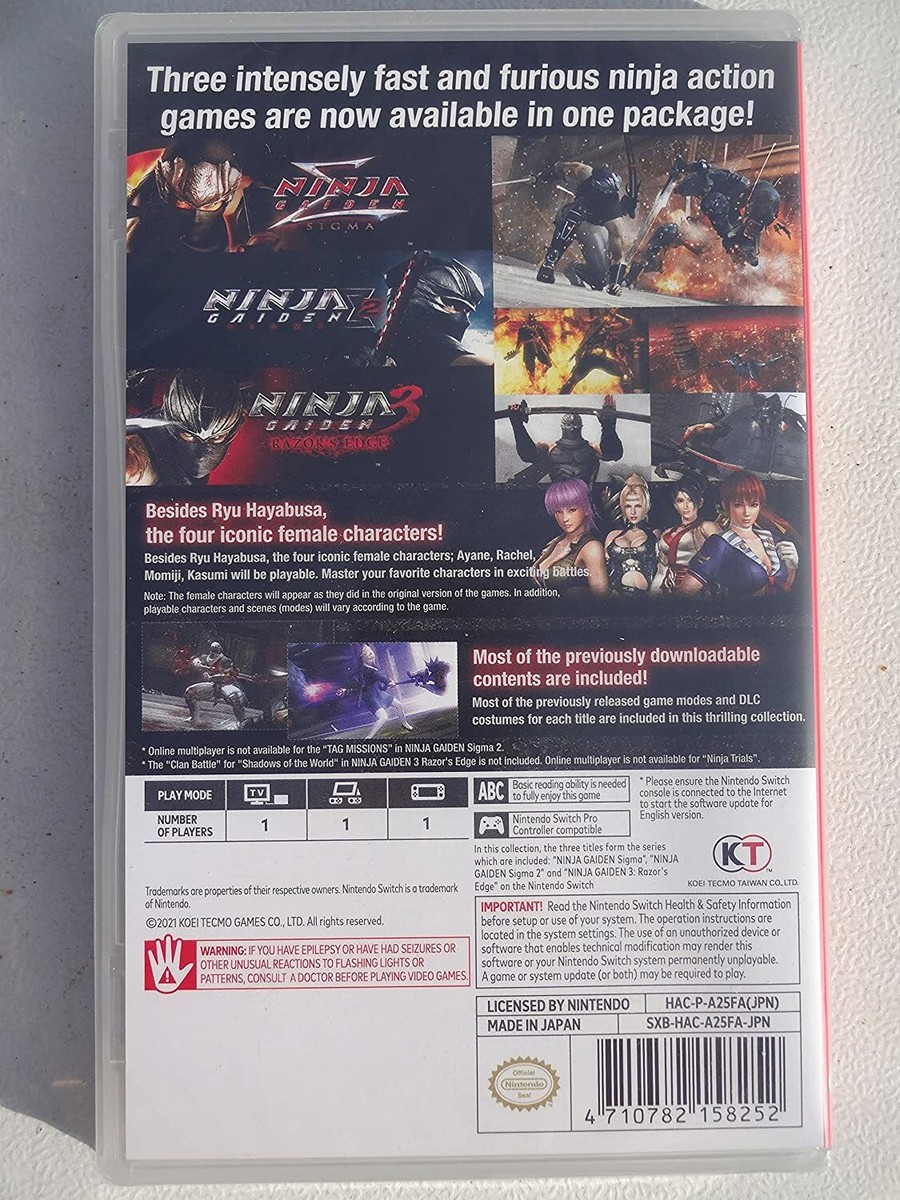 Nintendo Switch - Worlds End Club&amp;NINJA GAIDEN セット販売 Ninja Gaiden Master Collection PS4 / PS5 Asian Game New