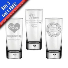 Personalised Engraved Novelty Mothers Day Hiball Tumbler, Various Designs