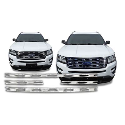 Für Ford Explorer 16 - 17 Kühlergrill Grill Frontgrill chrom Cover 2016 2017