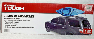 Hyper Tough J-Rack Kayak Carrier Roof Mount W/ Cambuckle Straps 165 Lbs. Max