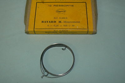 Ressorts de barillets pour réveils et pendules - Fournitures horlogères
