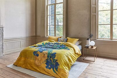 Beddinghouse Bettwäsche Van Gogh Irises Iris  Mako Satin   80x80 135x200 cm neu