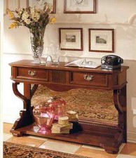 CONSOLE INGRESSO PORTA TELEFONO IN NOCE MASSELLO