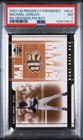 2001 UD Prospect Premieres Michael Jordan Barons  GAME USED Bat #MJ2 PSA 7