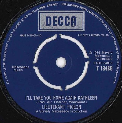 Lieutenant Pigeon - I'll Take You Home Again Kathleen (VINYL)