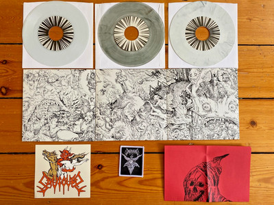 SAVIOURS 3x 7  EP, Single Metal Stoner Baroness Black Tusk Kylesa Red Fang ASG