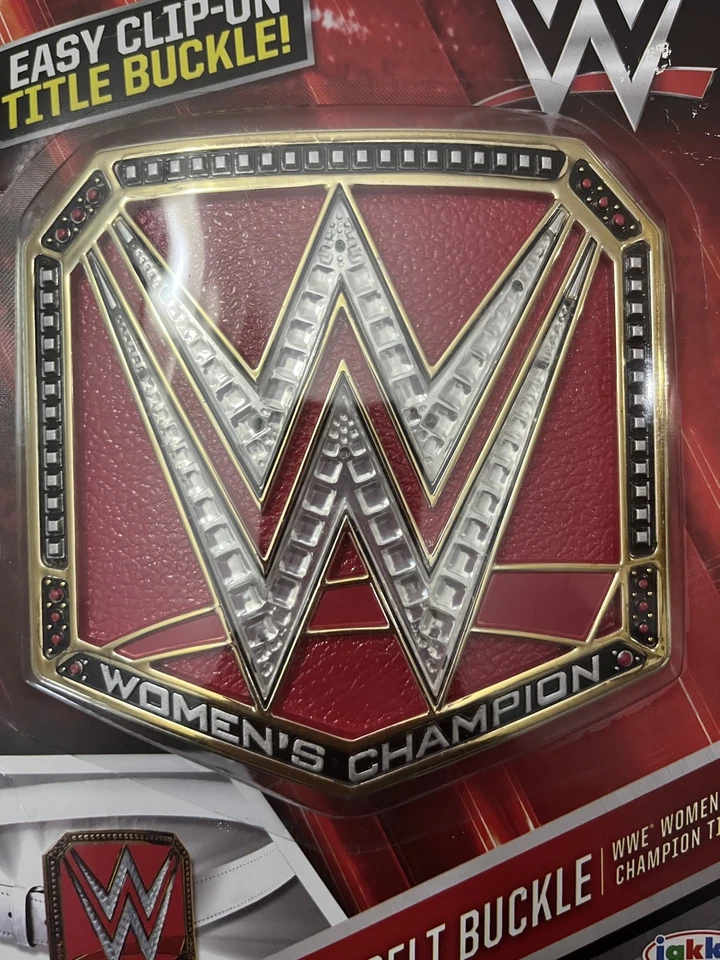 Hebilla de cinturón título campeón femenino WWE.  Foto 3 de 4