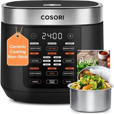 Cosori Rice Cooker 10 Cup, 24h Keep Warm, Non-stick Ceramic Inner Pot