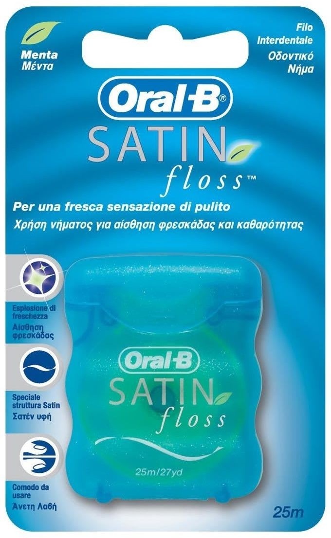 62119 ORAL B SATINFLOSS FILO INTERDENTALE MENTA 25MT