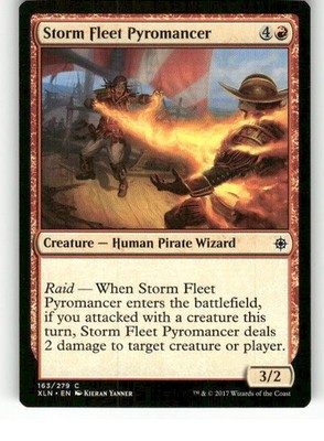 Magic the Gathering MTG Ixalan Storm Fleet Pyromancer #163 Buy 2 Get 1