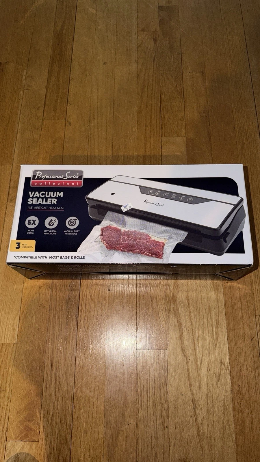 11.8in Air Tight Vacuum Food Sealer