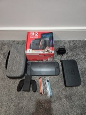 Nintendo Switch 2 Boxed with All Accessories, Case, and Screen Protector