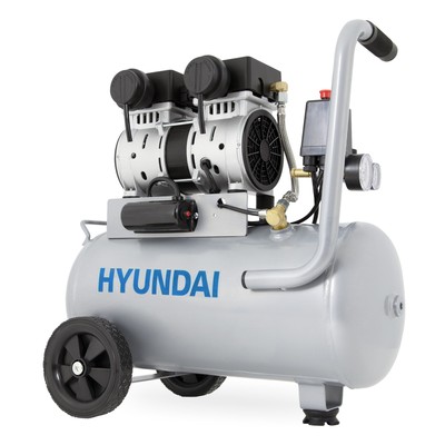 Kompressor Flüsterkompressor Druckluftkompressor Luft HYUNDAI SAC15024 24L 1,5kW
