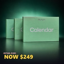 Skylight Calendar 15 Inch White Touchscreen S...