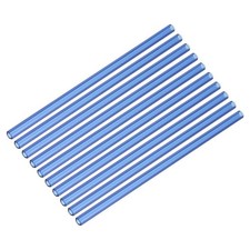 8 Inch Glass Tubes, 10 Pack Borosilicate Long Glass Pipes Tubing Blowing Tube...