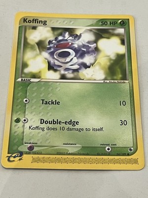 Koffing 54/109 EX Rubin & Saphir Common 2003 Englisch Pokemon TCG 