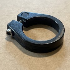 Black Alloy 35mm Seatpost Clamp Collar Binder Heavy Duty Bike Bicycle Post Seat