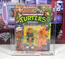 Vintage 1991 TMNT MOC WALKABOUT 46 Back Series 4 Graded CAS 80 Playmates