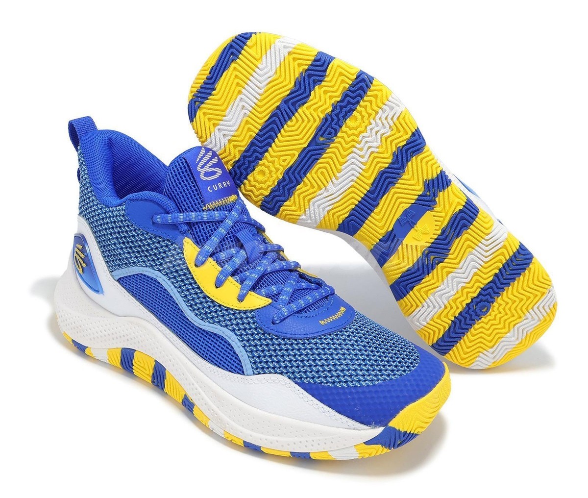 Under Armour Curry 3Z 24 Basketball Shoes Warriors Blue Mens Size