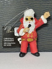 Santa Elvis Presley Santa Ornament 2022 Kurt Adler Christmas Holiday